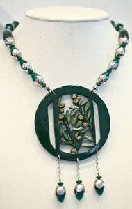 Vintage circa 1930's Galalith Necklace