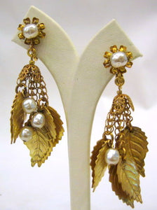 Miriam Haskell Vintage Earrings