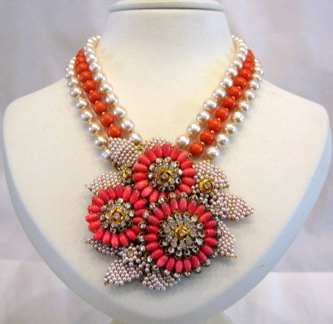 Vintage Stanley Hagler Beaded Necklace