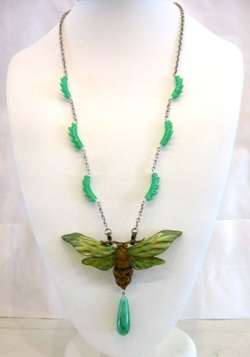 French Vintage Insect Pendant