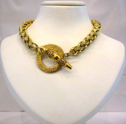 Vintage 'Marie Victorie Paris' Gold Chain