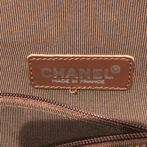 Vintage Brown Signed Chanel Tote Bag c.2000