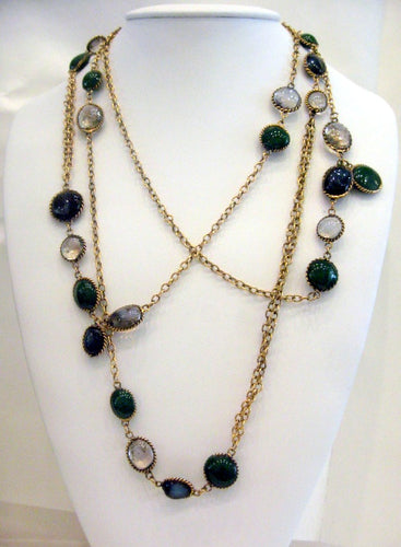 Pate-de-Verre Chain Sautoir