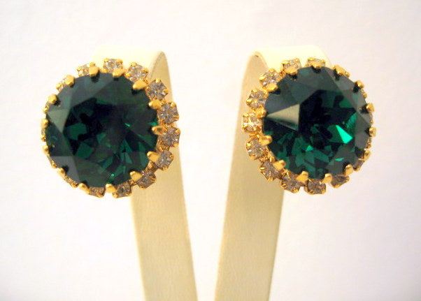 Harlequin Market Crystal Earrings