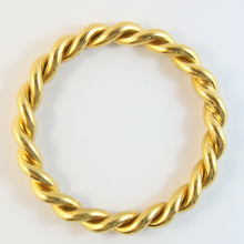 Load image into Gallery viewer, French Vintage Gold Twist Bangle