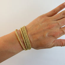 Load image into Gallery viewer, Gold-Plated Multi-Chain Mesh Bracelet
