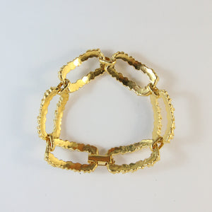 Gold-Plated Mesh Link Bracelet