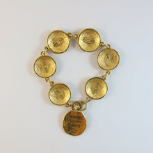 Load image into Gallery viewer, Signed Vintage Chanel Coin Bracelet
