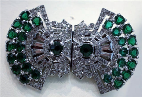 Vintage Deco Brooch-Fur Clip