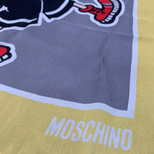 Load image into Gallery viewer, Vintage Moschino Olive Oil Cartoon Silk Scarf