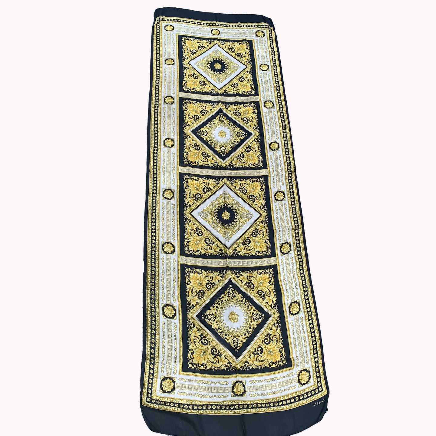 Vintage Versace Modal/Cashmere Long Scarf