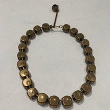 Load image into Gallery viewer, Harlequin Market X-Large Austrian Crystal Accent Necklace -Smokey Quartz &amp; Golden Shadow Mix