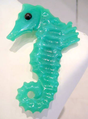 Laroge Bakelite Seahorse Brooch