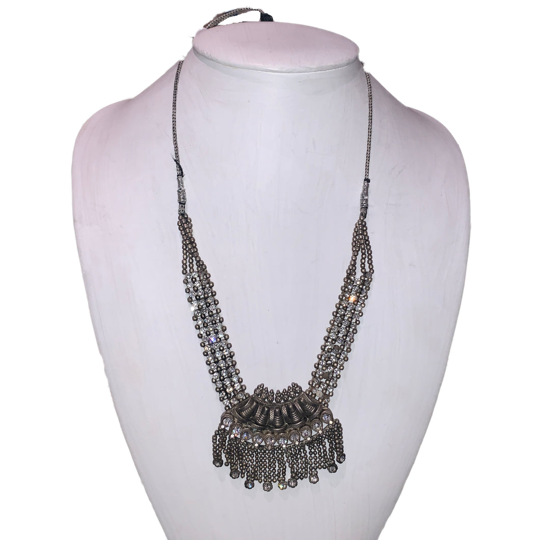 Vintage Tribal Crystal Necklace