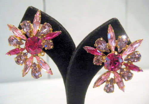 Harlequin Market Crystal Earrings