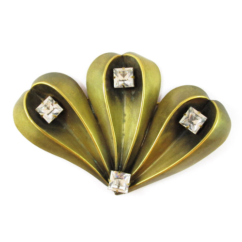 Signed vintage Joseff of Hollywood brooch c.1940