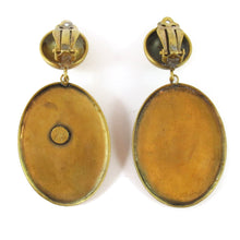 Load image into Gallery viewer, Joseff of Hollywood princess drop earrings c. 1950
