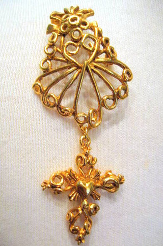 Signed Vintage Christian Lacroix Brooch