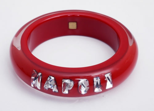 Vintage Raffia and Bossa 'Napoli' Bangle