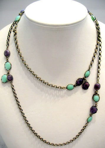 Pate-de-verre Chain Sautoir