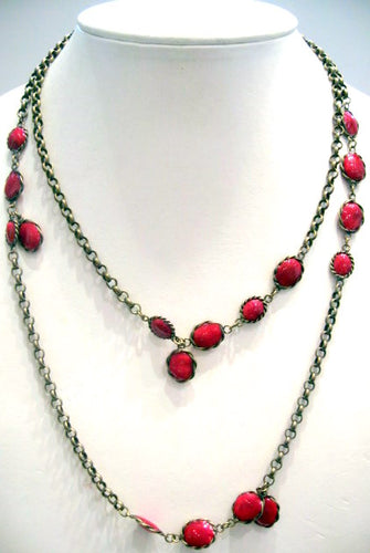 Pate-de-verre Chain Sautoir