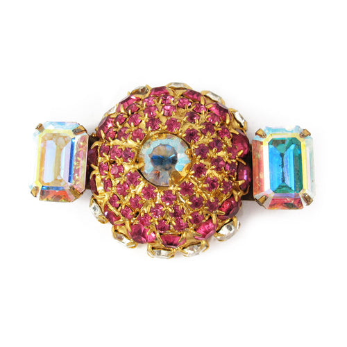 Vrba Crystal Brooch