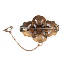 Load image into Gallery viewer, Antique Pinchbeck Crystal Brooch - Harlequin Market