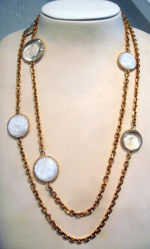 Pate-de-verre Chain Sautoir