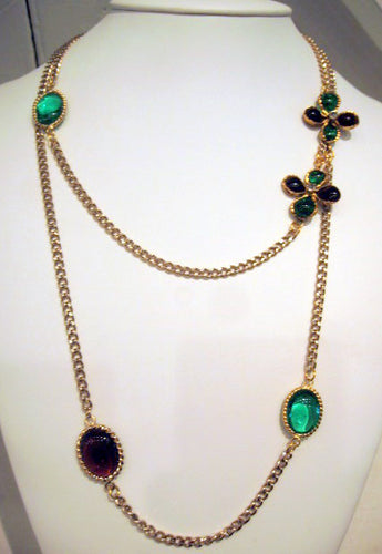 Pate-de-verre Chain Sautoir