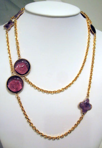 Pate-de-verre Chain Sautoir