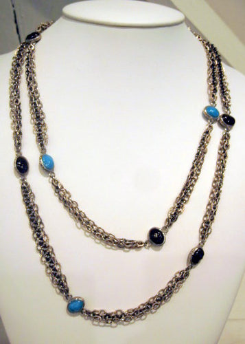 Pate-de-verre Thick Chain Sautoir