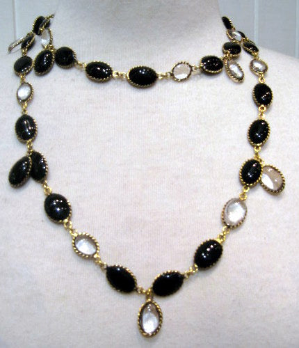 Pate-de-verre 'Waterfall' Sautoir