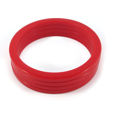 Load image into Gallery viewer, Sliced Bakelite Spacer Bangles c.1950&#39;s - Red