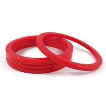 Load image into Gallery viewer, Sliced Bakelite Spacer Bangles c.1950&#39;s - Red