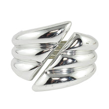 Load image into Gallery viewer, Chunky silver tone metal cuff - Harlequin Market