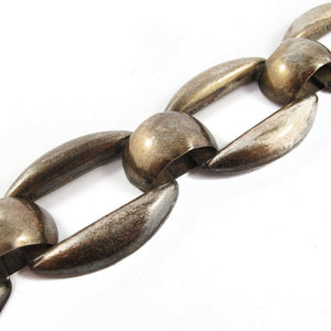 Signed 'Mexico Silvers' chain bracelet