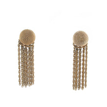 Load image into Gallery viewer, USA Signed Napier tassel earrings c. 1950&#39;s