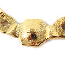 Load image into Gallery viewer, Vintage Signed Vintage Gold Plated Trifari Necklace c. 1950&#39;s