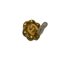 Load image into Gallery viewer, Vintage Karl Lagerfeld Gold Swirl Earrings (clip-on)