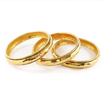 Load image into Gallery viewer, Signed Chanel gold tone bangle set c. 1980&#39;s