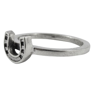 William Griffiths Sterling Silver Small Horseshoe Stack Ring