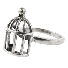 Load image into Gallery viewer, William Griffiths Sterling Silver Birdcage Stack Ring