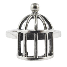 Load image into Gallery viewer, William Griffiths Sterling Silver Birdcage Stack Ring