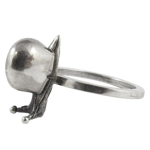 William Griffiths Sterling Silver Snail Stack Ring