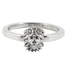 Load image into Gallery viewer, William Griffiths Sterling Silver Lion Head Stack Ring