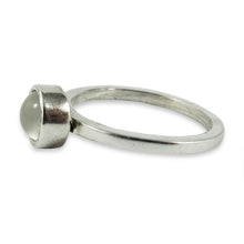 Load image into Gallery viewer, William Griffiths Sterling Silver Moon Stone Stack Ring