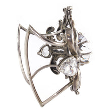 Load image into Gallery viewer, William Griffiths Sterling Silver and Cubic Zirconia Detailed Cuff