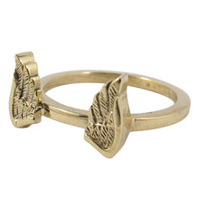 Load image into Gallery viewer, William Griffiths 9ct Yellow Gold Angel Wings Ring