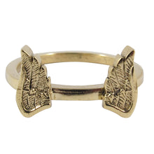 Load image into Gallery viewer, William Griffiths 9ct Yellow Gold Angel Wings Ring