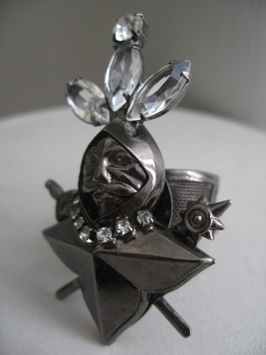 Harlequin Market 'Jester' Encrusted Ring